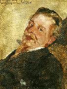 Ernst Josephson portratt av hugo nykopp painting